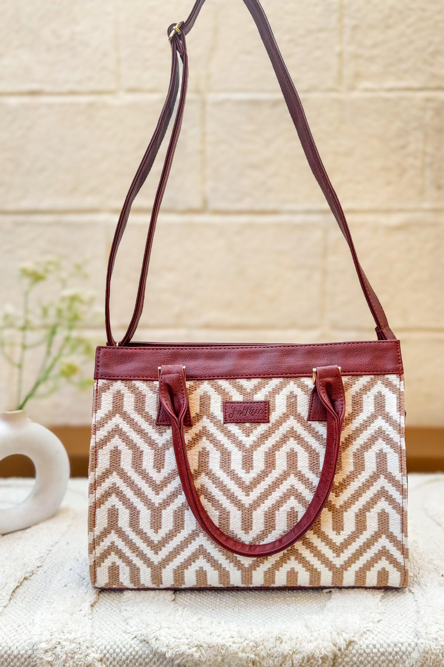 Chevron Classic Handbag