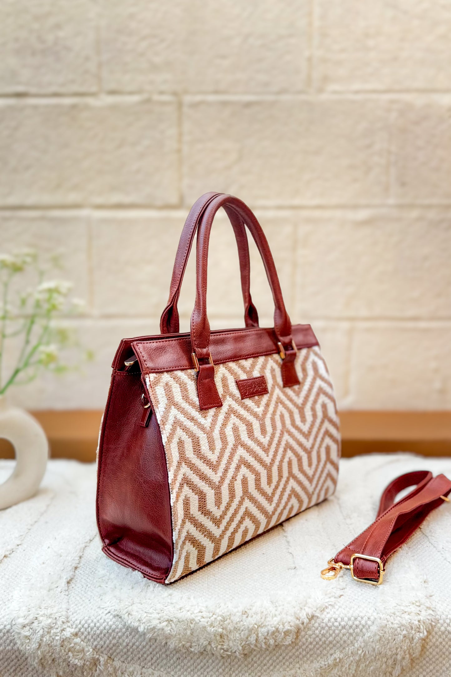 Chevron Classic Handbag