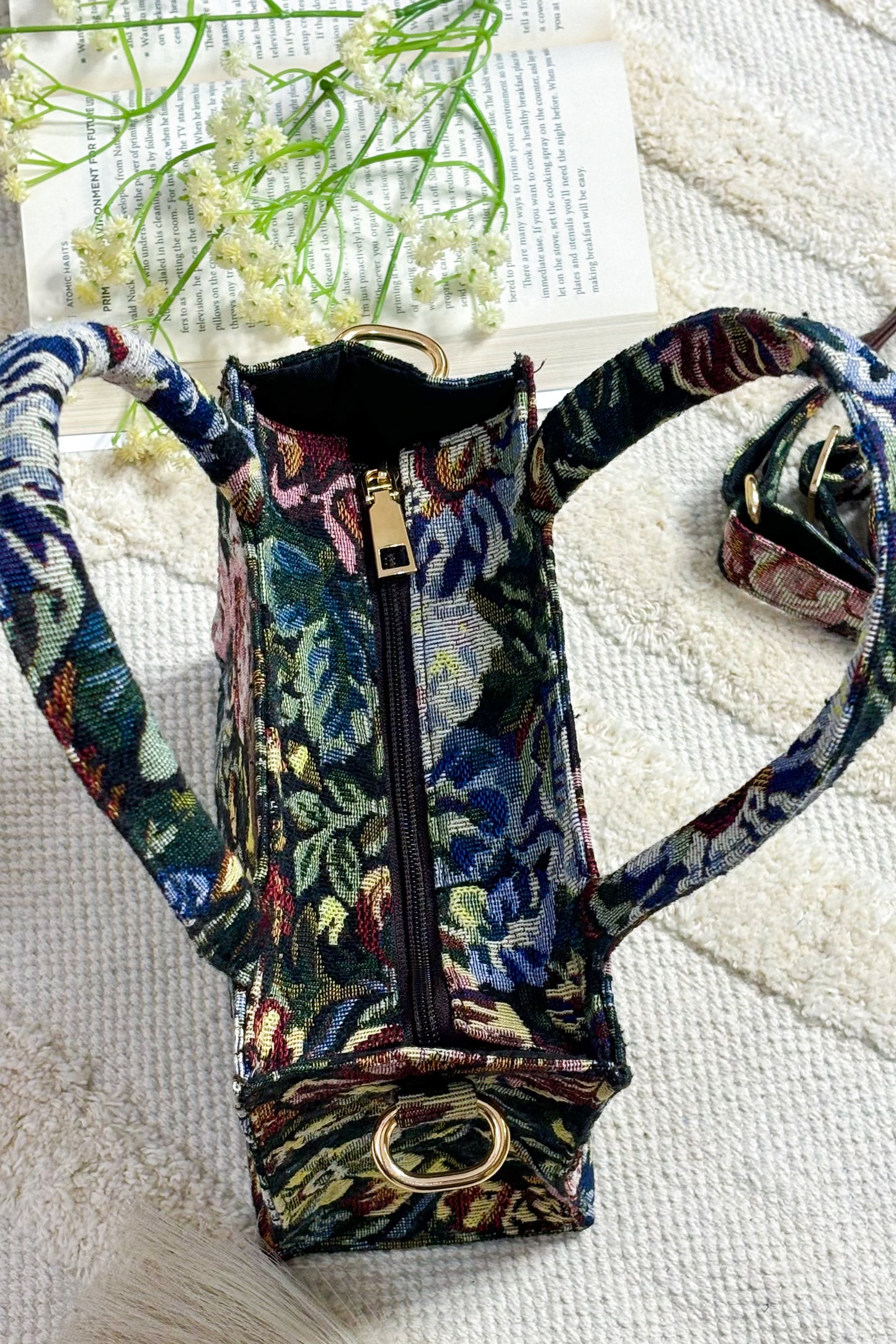 Floral Box Sling Bag