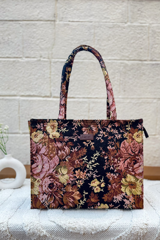 Black Garden - Box Tote