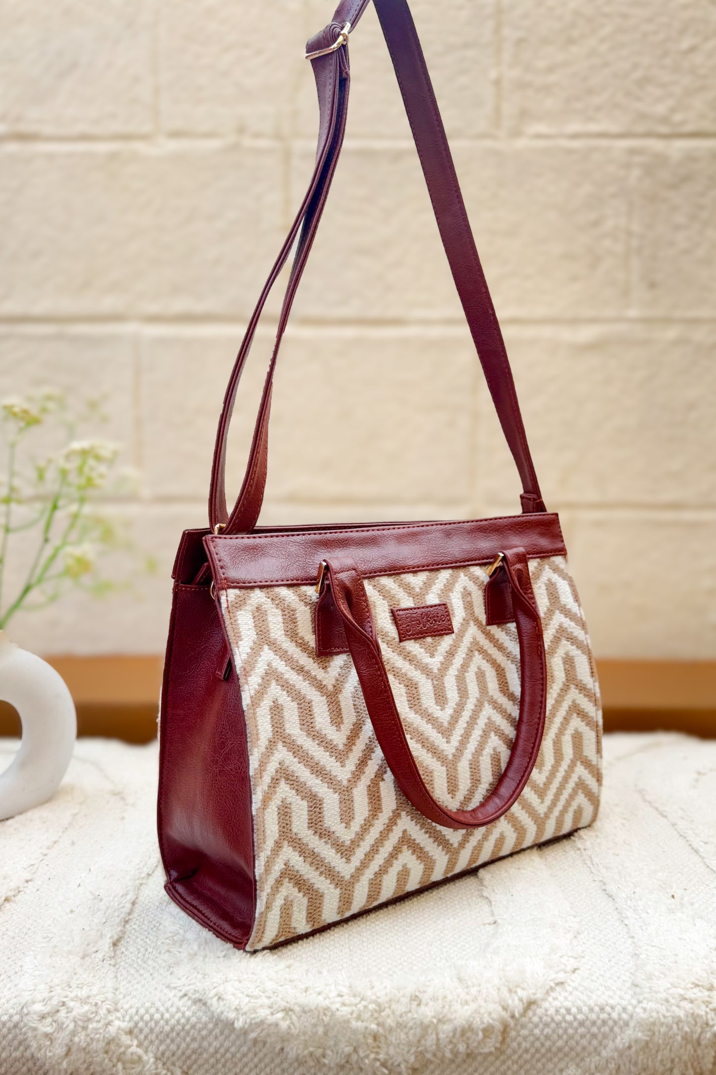 Chevron Classic Handbag