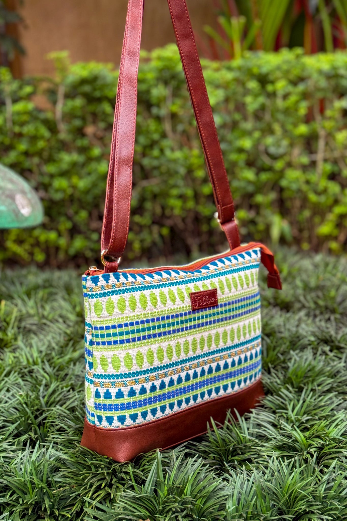 Vibrant Weaves Not So Tiny Sling Bag