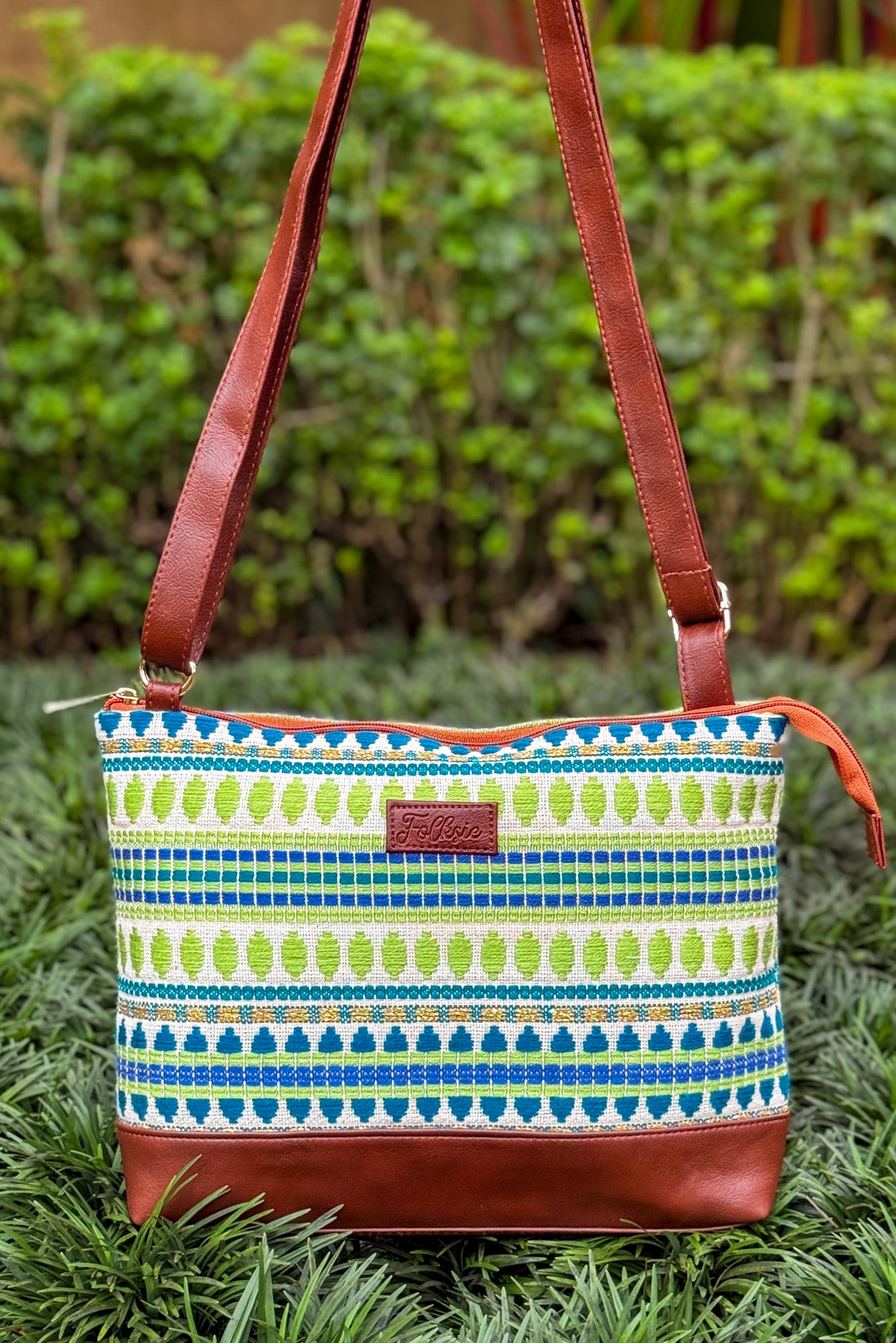 Vibrant Weaves Not So Tiny Sling Bag