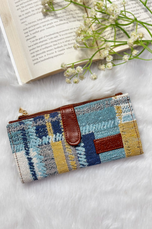 Vintage Blue Wallet